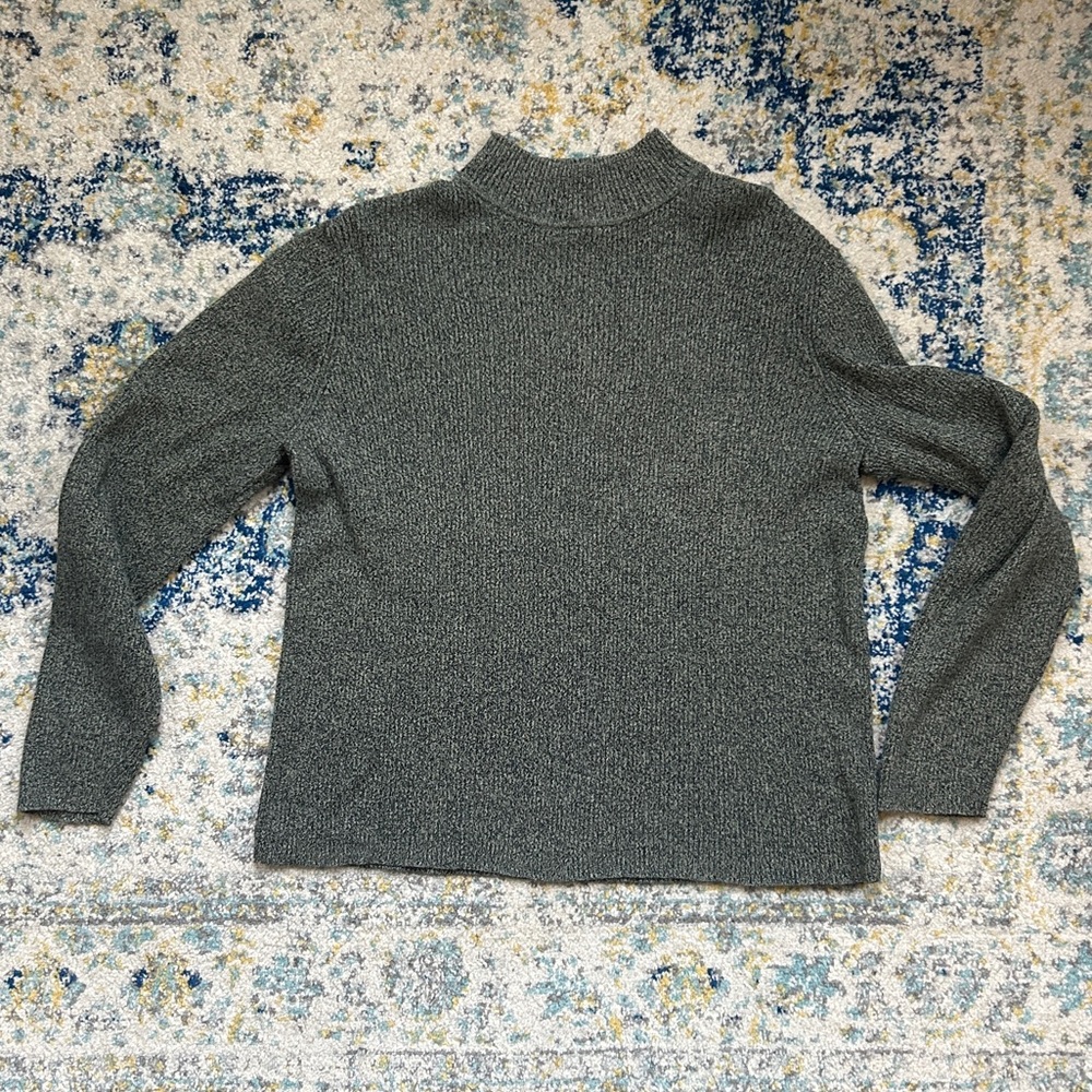 Gray Green Knit Pullover - Picture 5 of 5